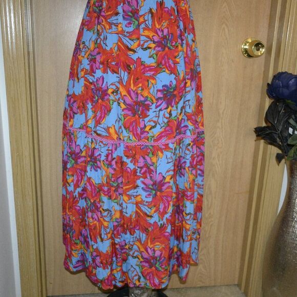 Lost + Wonder Hydra Springs Tropical Floral Vacation Beachy Island Dress - Picture 7 of 14